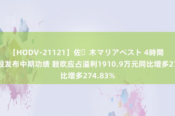 【HODV-21121】佐々木マリアベスト 4時間 企展控股发布中期功绩 鼓吹应占溢利1910.9万元同比增多274.83%